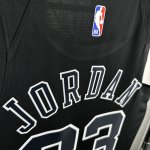 NBA 23 Jordan Chicago Bulls MVP Maillot noir imprimé